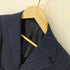 SARTORIA DEL GROSSO ウール チョークストライプ 3Bテーラードジャケット メンズ