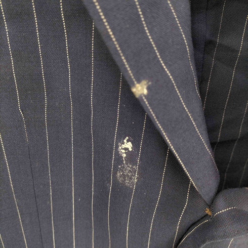 SARTORIA DEL GROSSO ウール チョークストライプ 3Bテーラードジャケット メンズ