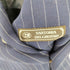 SARTORIA DEL GROSSO ウール チョークストライプ 3Bテーラードジャケット メンズ