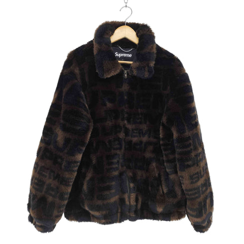 シュプリーム Supreme 18SS FAUX FUR REPEATER BOMBER メンズ JPN:L