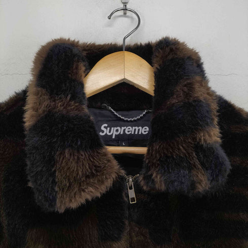 シュプリーム Supreme 18SS FAUX FUR REPEATER BOMBER メンズ JPN:L