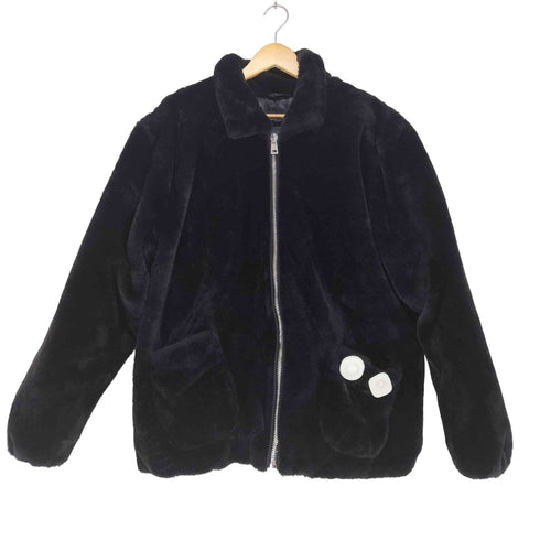 アンノウンロンドン UNKNOWN LONDON Faux Fur Jacket メンズ JPN:L