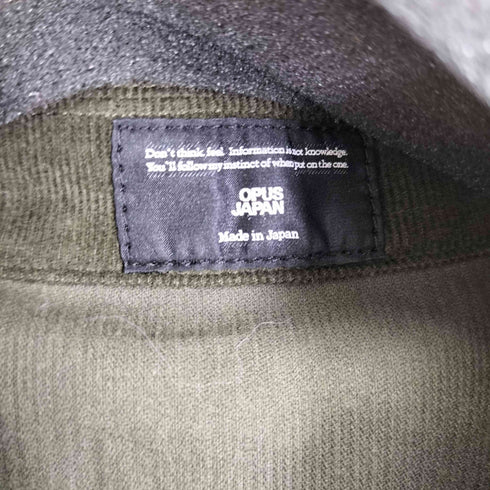 OPUS JAPAN ウエストマーク ピケ ハーフコート メンズ JPN:L