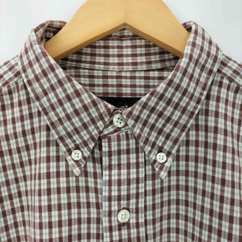 エディーバウアー Eddie Bauer 00S チェック柄 ボタンダウン 長袖シャツ メンズ JPN:L
