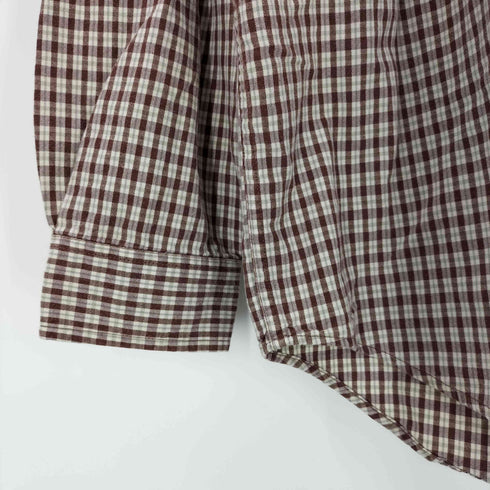 エディーバウアー Eddie Bauer 00S チェック柄 ボタンダウン 長袖シャツ メンズ JPN:L