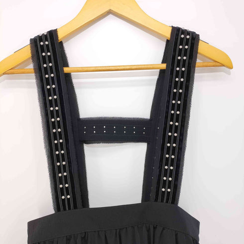 ノワールケイニノミヤ noir kei ninomiya 20SS ”Beginnings” 原点に立ち返り見えたもの スタッズ ハーネス ティアード ジャンパースカート レディース JPN:XS