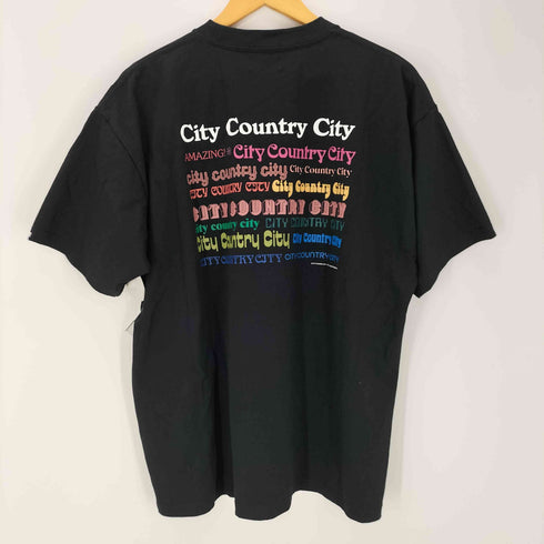 CITY COUNTRY CITY Cotton T-shirt_SE メンズ