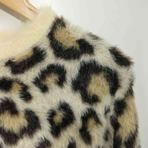 ザラ ZARA ジャカードアニマルプリント ニットセーター レディース import:S