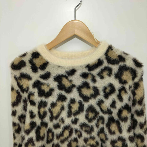 ザラ ZARA ジャカードアニマルプリント ニットセーター レディース import:S