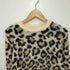 ザラ ZARA ジャカードアニマルプリント ニットセーター レディース import:S