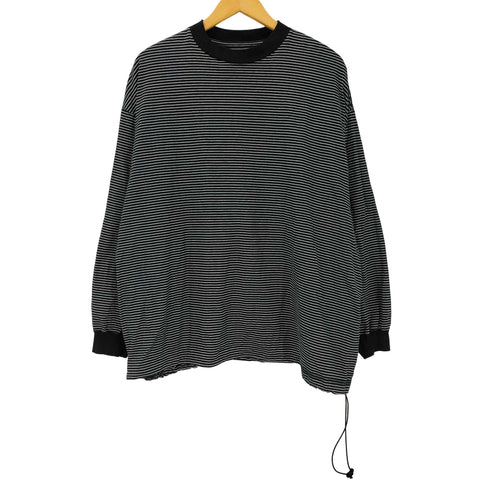 イズネス is-ness BALLOON BORDER LONG SLEEVE T-SHIRT メンズ JPN:M