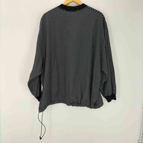 イズネス is-ness BALLOON BORDER LONG SLEEVE T-SHIRT メンズ JPN:M