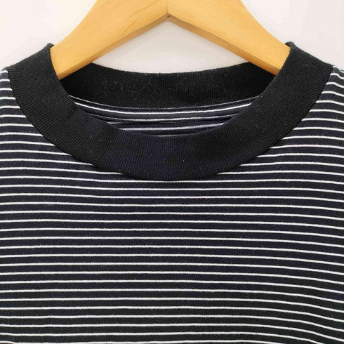 イズネス is-ness BALLOON BORDER LONG SLEEVE T-SHIRT メンズ JPN:M