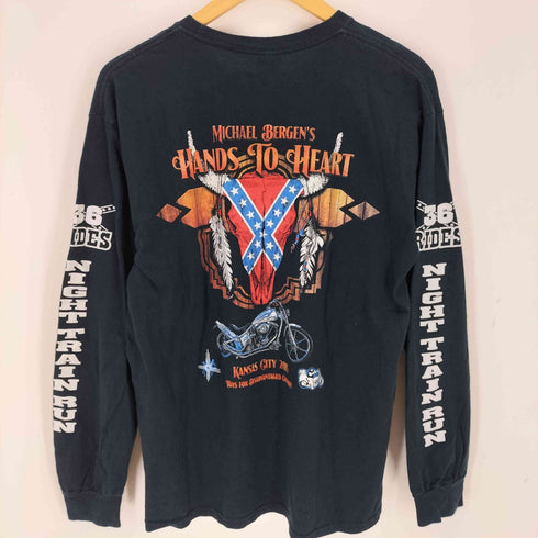 ギルダン GILDAN NIGHT TRAIN RUN プリントTシャツ メンズ JPN:M