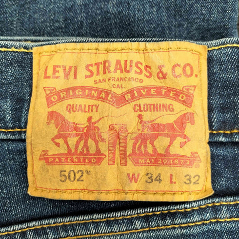 リーバイス Levis 502 レギュラーテーパードパンツ メンズ W34L32