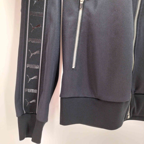 プーマ PUMA 00S ロゴ ライン エナメル プリント フルジップ トラック ジャケット メンズ JPN:M