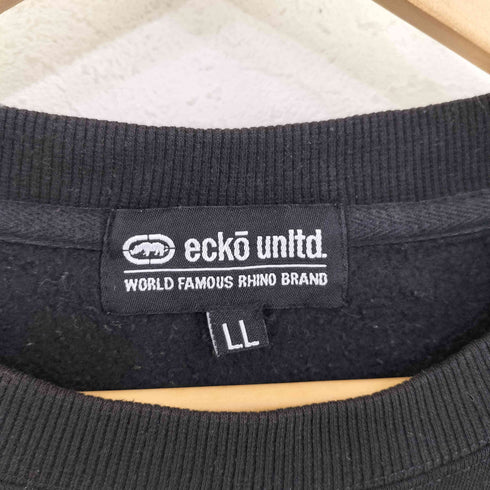 エコーアンリミテッド ECKO UNLTD カレッジロゴプリント クルーネックスウェット メンズ import:XL