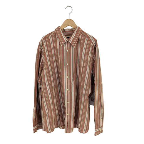 エディーバウアー Eddie Bauer ストライプ レギュラーカラーシャツ メンズ import:XL