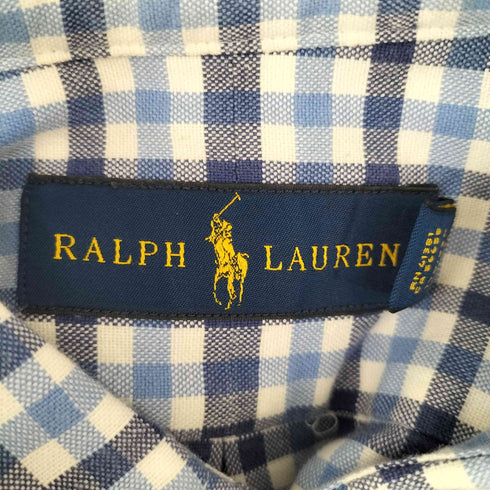ラルフローレン RALPH LAUREN ボタンダウンギンガムチェックL/S シャツ メンズ JPN:S