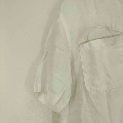 ザラ ZARA リネンS/S 開襟シャツ メンズ JPN:M