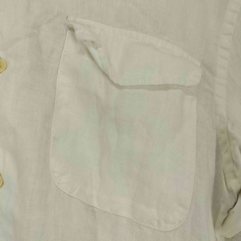 ザラ ZARA リネンS/S 開襟シャツ メンズ JPN:M