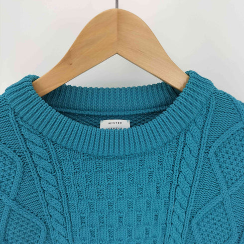 ミスタージェントルマン MR.GENTLEMAN 16SS SOLID FISHERMAN CABLE KNIT ソリッド フィッシャーマン ケーブル ニット メンズ JPN:M