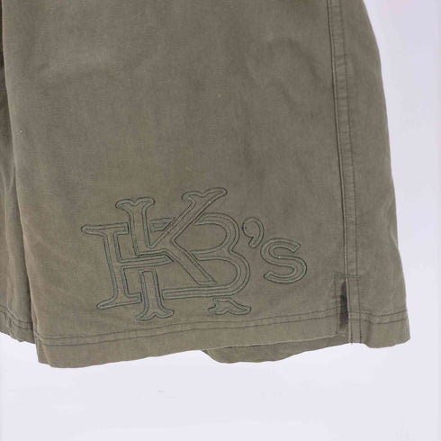 ケボズ KEboz EASY SHORTS ロゴ刺繍 ショートパンツ メンズ JPN:M