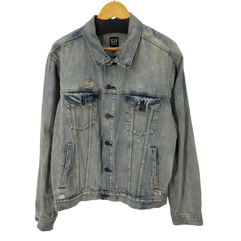 ギャップデニム GAP DENIM ダメージドデニムジャケット メンズ JPN:XL