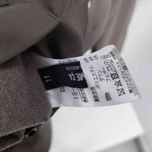 コムサ COMME CA フーデッド ジップアップ ダウン コート レディース 11