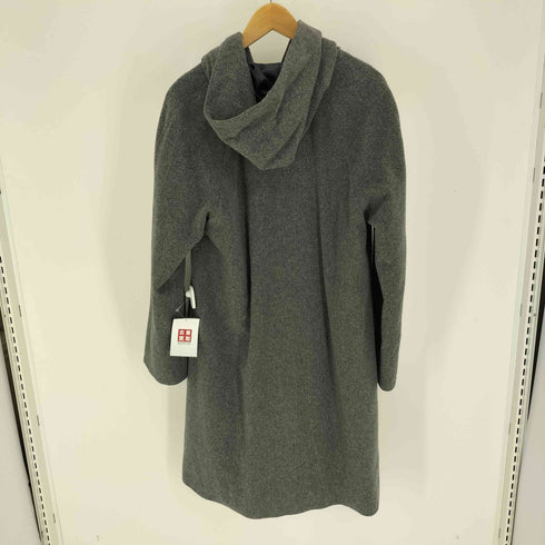 ギャバジンケーティー Gabardine K.T カシミヤ 混 ナイロン ウール フーデッド フック コート レディース 9