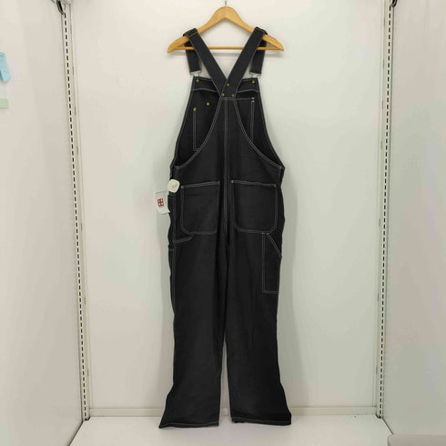 ベンデイビス BEN DAVIS ブラックオーバーオール ダブルニー メンズ L