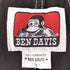 ベンデイビス BEN DAVIS ブラックオーバーオール ダブルニー メンズ L