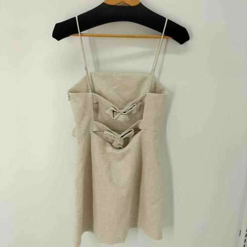 ザラ ZARA リネン混キャミワンピ ミニワンピース レディース JPN:S
