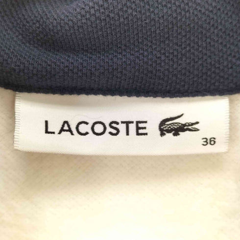 ラコステ LACOSTE マルチカラー ハーフジップ ドレスワンピース レディース FR:36