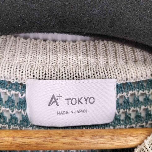 A + TOKYO ハーフスリーブメッシュニット メンズ 2