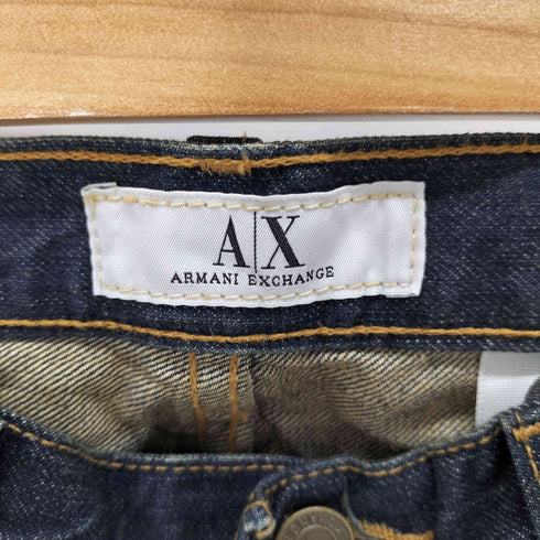 アルマーニエクスチェンジ ARMANI EXCHANGE 雰囲気良 USA製 ローライズフレアデニムパンツ ウォッシュ加工 Y2K Old オールド レディース JPN:M