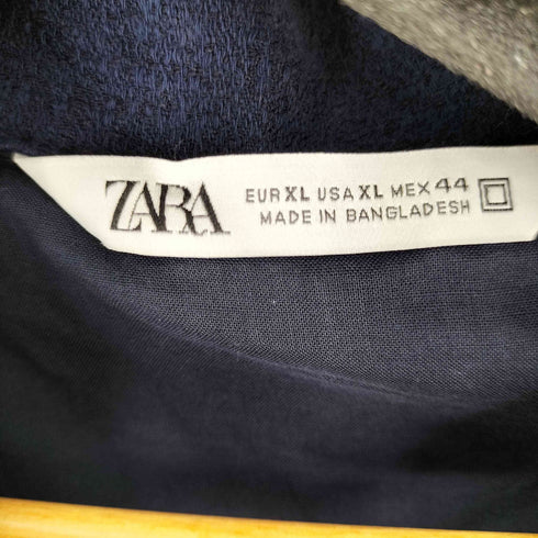 ザラ ZARA CPOシャツブルゾン 総柄 メンズ XL