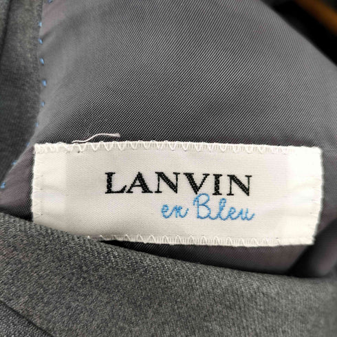 ランバンオンブルー LANVIN en Bleu 3Bテーラードジャケット ウール100% 3PKT メンズ