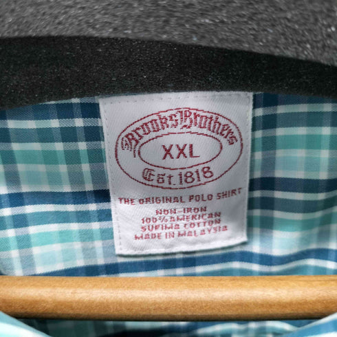 ブルックスブラザーズ BROOKS BROTHERS XXLサイズ BD長袖シャツ NOM-IRON ノンアイロン メンズ JPN:XXL