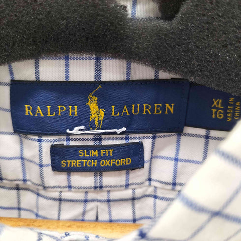 ラルフローレン RALPH LAUREN BD チェック柄長袖シャツ ポニー刺繍 メンズ XL