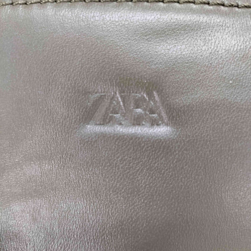 ザラ ZARA COMBINATION TOTE BAG キャンバス切替巾着バッグ レディース M