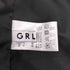 グレイル GRL リボンタイ付きドット柄コンビフレアワンピース レディース JPN:S