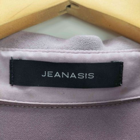 ジーナシス JEANASIS オーバーサイズスウェードライクシャツ レディース