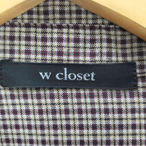 ダブルクローゼット w closet オーバーサイズシャツ レディース