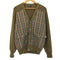ダックス DAKS デザイン切替ウールチェックカーディガン メンズ JPN:M