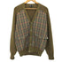 ダックス DAKS デザイン切替ウールチェックカーディガン メンズ JPN:M