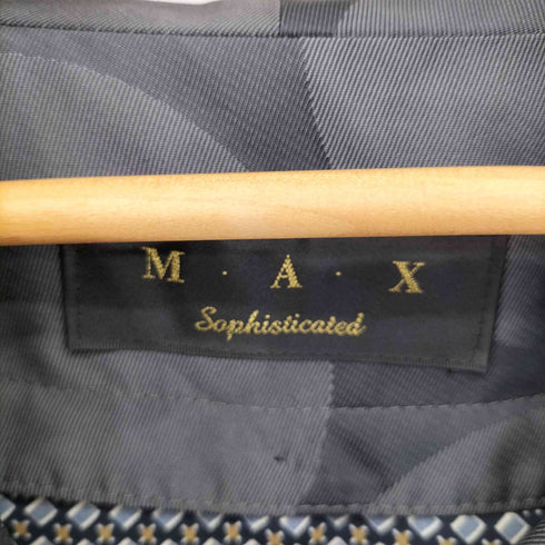 M.A.X ドットパターン フーデットコート レディース