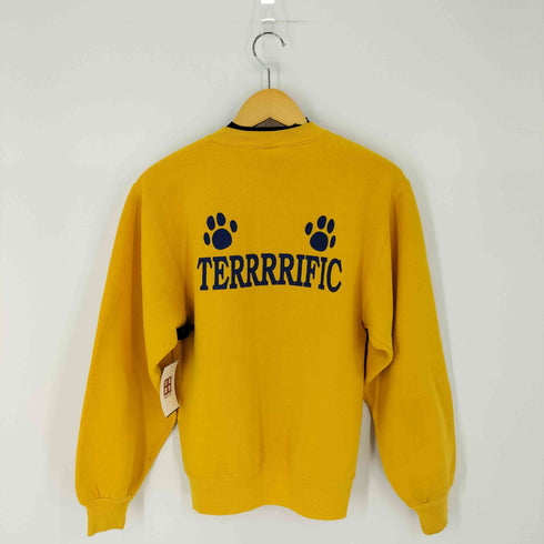 ラッセルアスレチック RUSSELL ATHLETIC 90S USA製 タイガー3段プリント クルーネックスウェット 両面プリント 虎 メンズ import:S