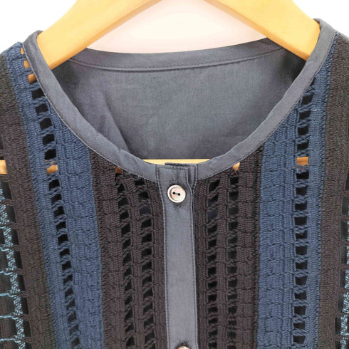 エボニー EBONY Mix Lace Cardigan Shirt ミックスレースカーディガンシャツ レディース