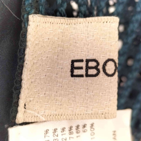 エボニー EBONY Mix Lace Cardigan Shirt ミックスレースカーディガンシャツ レディース